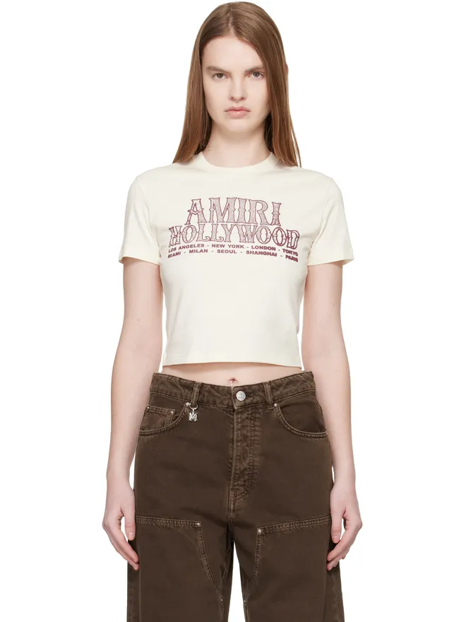 AMIRI AMIRI 'AMIRI Hollywood' ベビーTシャツの商品画像