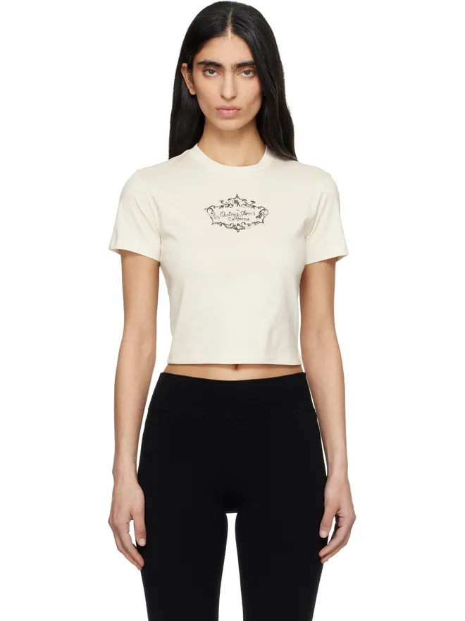 AMIRI AMIRI 'Chateau' Crest ベビーTシャツの商品画像