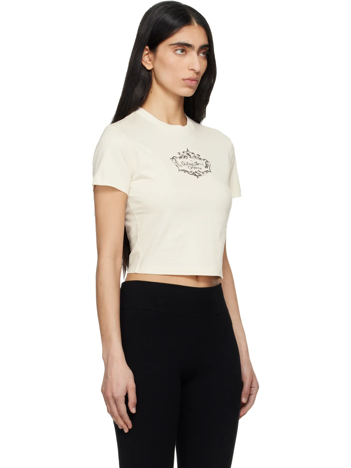 AMIRI 'Chateau' Crest ベビーTシャツ - 画像2