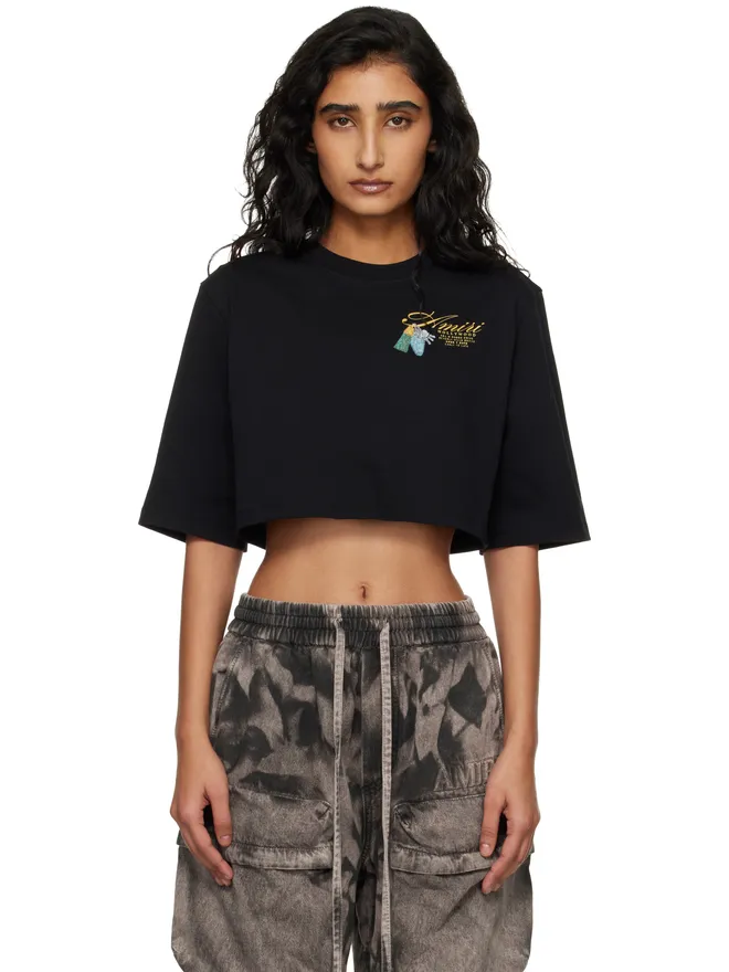 AMIRI AMIRI Chateau Keys クロップド Tシャツの商品画像
