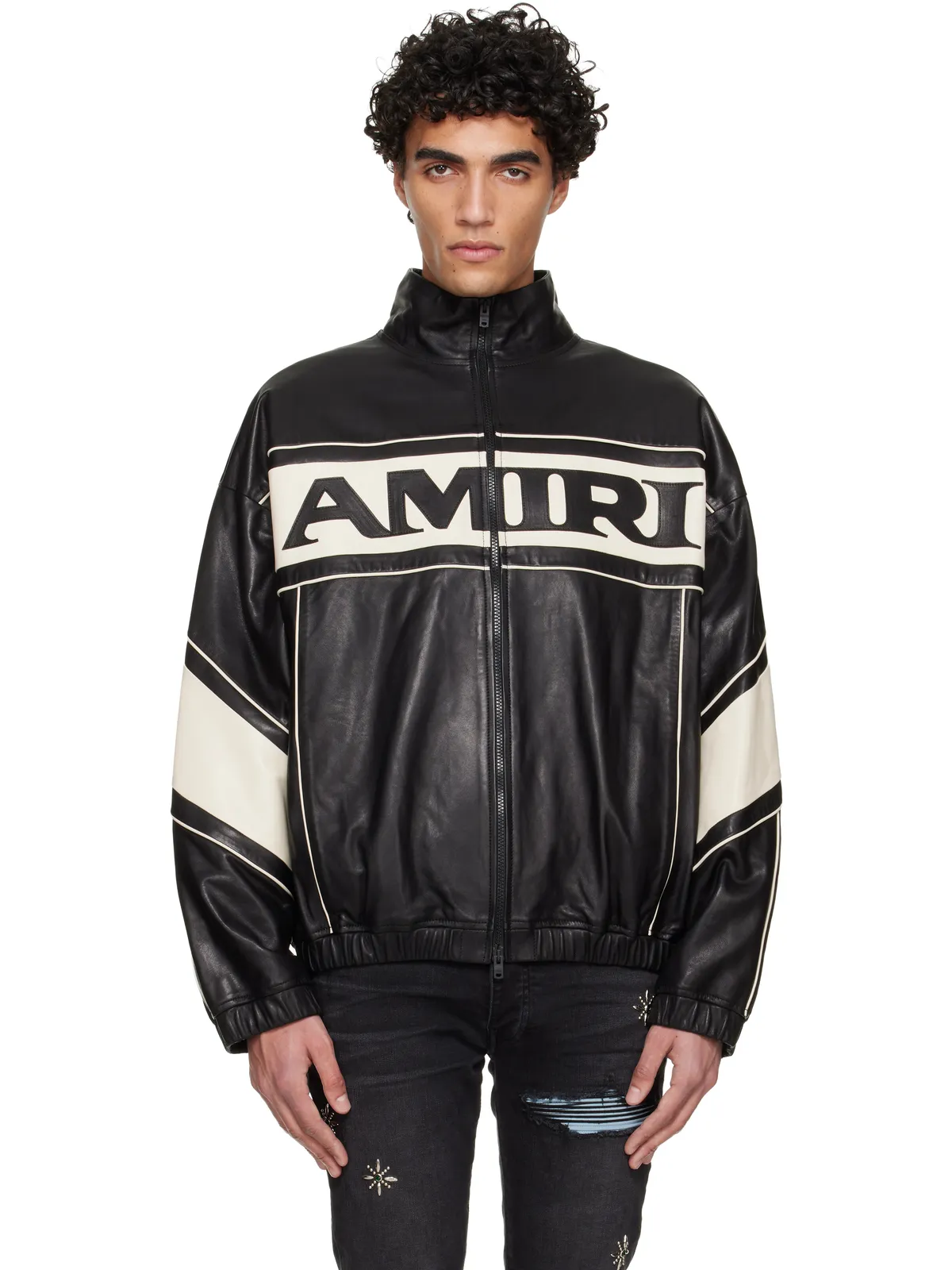 AMIRI 'AMIRI' Sport レザージャケット - 画像1