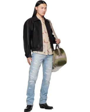 AMIRI 'AMIRI' Repaired スリムジーンズ - サムネイル4