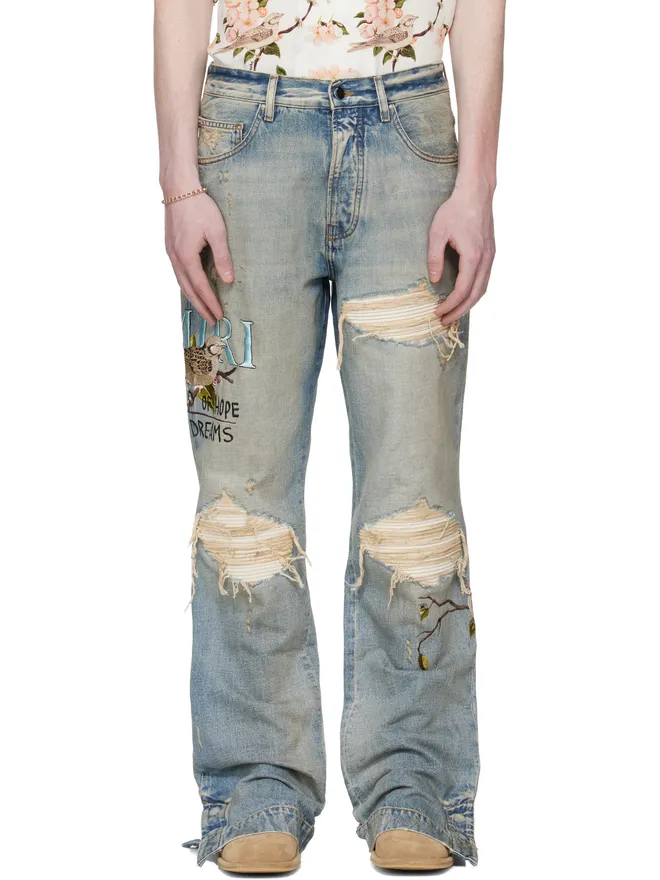 AMIRI AMIRI Chateau MX1 Straight フレアジーンズの商品画像