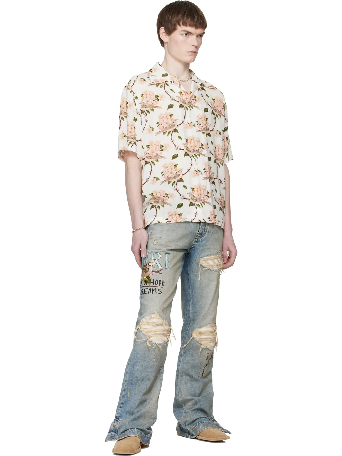 AMIRI Chateau MX1 Straight フレアジーンズ - 画像4