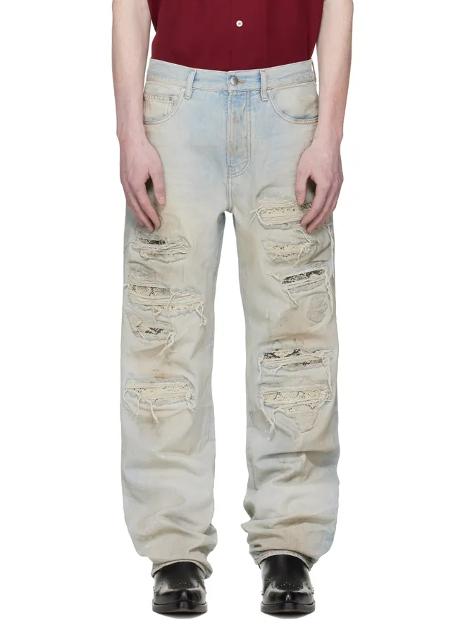AMIRI AMIRI Snake Thrasher ストレートジーンズの商品画像