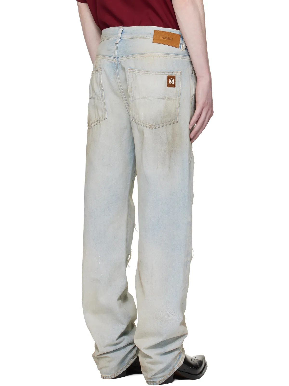 AMIRI Snake Thrasher ストレートジーンズ - 画像3