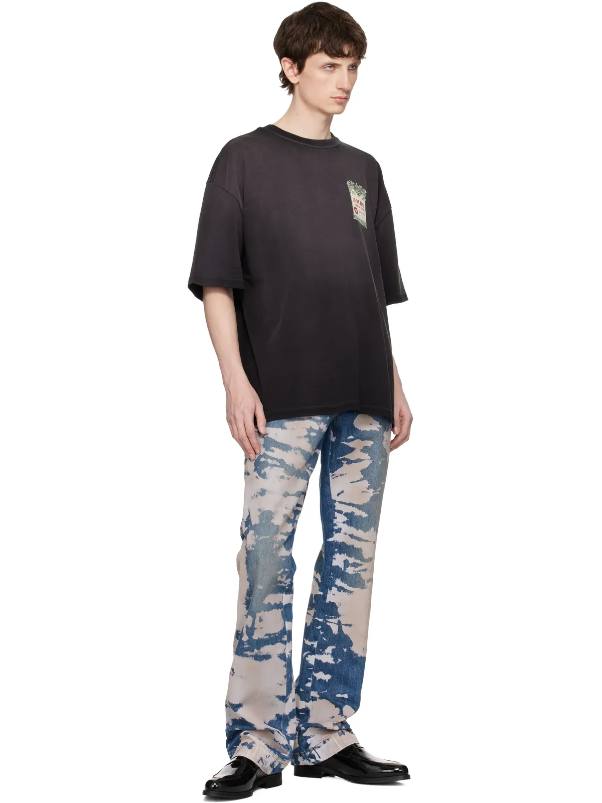 AMIRI Bleached Straight フレアジーンズ - 画像4