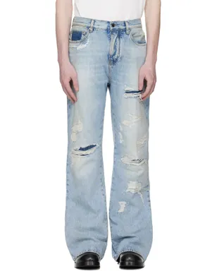AMIRI ディストレス ブーツカット ジーンズ - サムネイル1