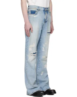 AMIRI ディストレス ブーツカット ジーンズ - サムネイル2