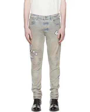 AMIRI Domino Appliqué スキニージーンズ - サムネイル1