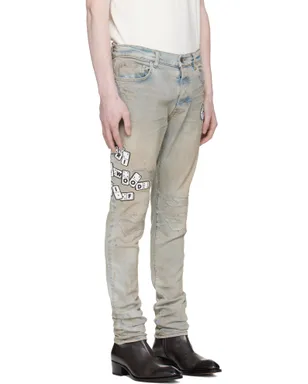 AMIRI Domino Appliqué スキニージーンズ - サムネイル2