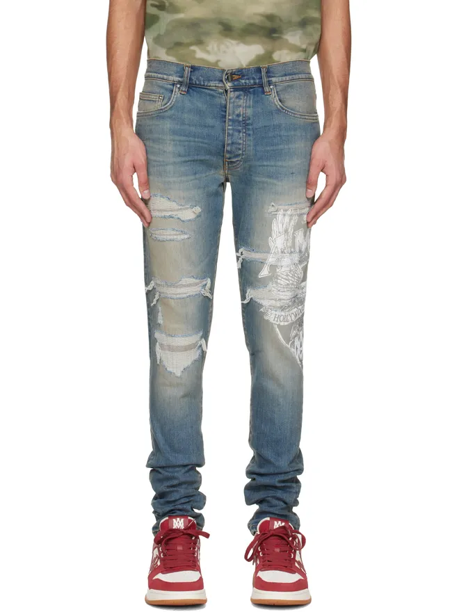 AMIRI AMIRI AMIRI Eagle Repair スキニージーンズの商品画像