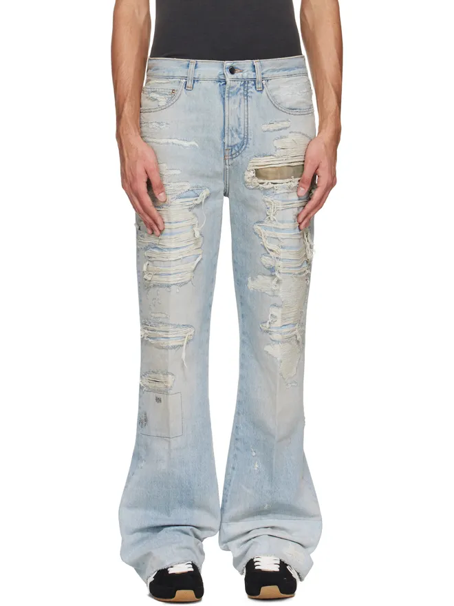 AMIRI AMIRI Camo Repair ブーツカット ジーンズの商品画像
