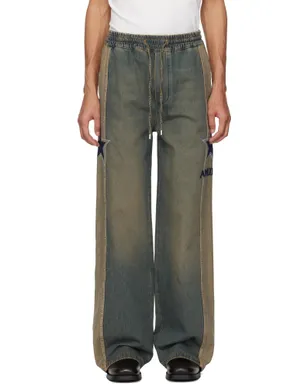 AMIRI 'AMIRI' Sport デニム トラックパンツ - サムネイル1