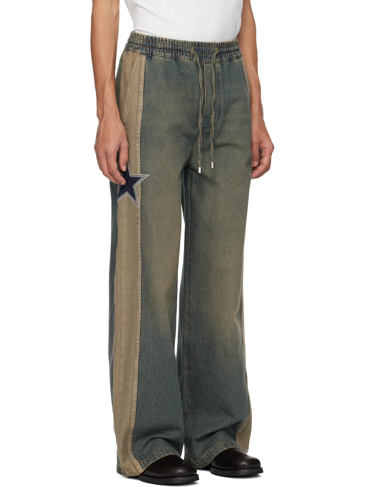 AMIRI 'AMIRI' Sport デニム トラックパンツ - 画像2