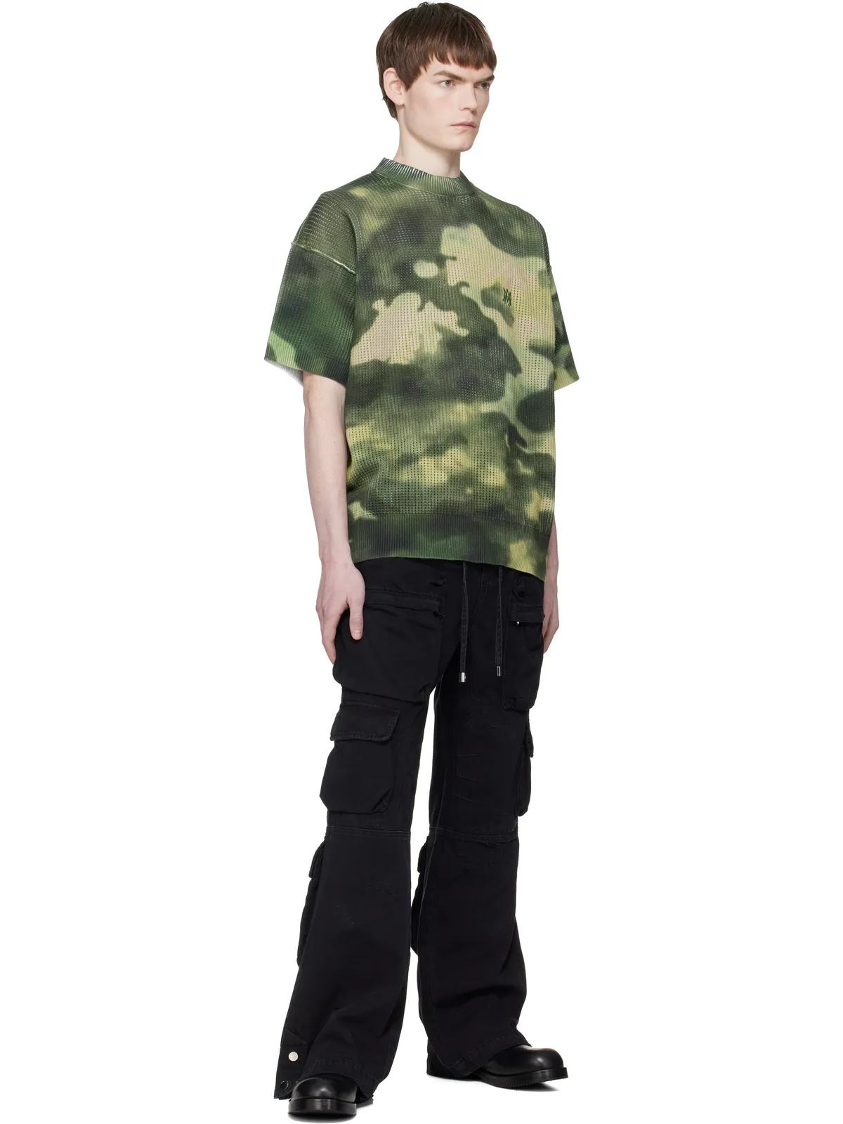 AMIRI ブラック カーゴジーンズ - 画像4