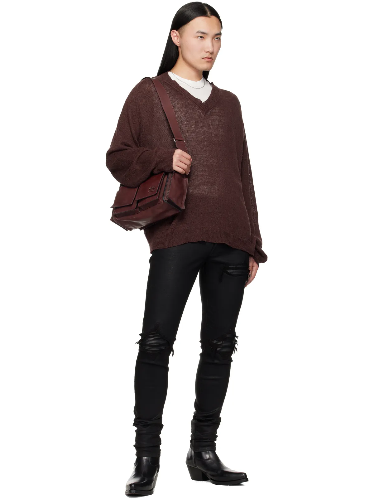AMIRI Wax MX1 ジーンズ - 画像4