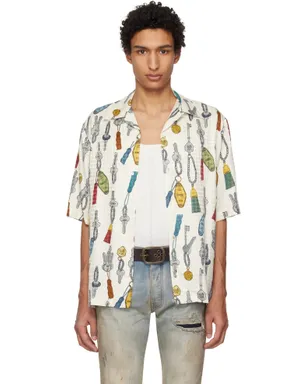 AMIRI Keys キャンプシャツ - サムネイル1