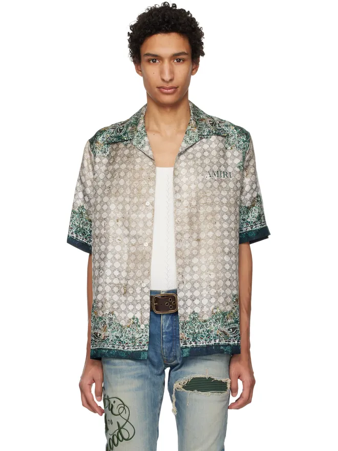 AMIRI AMIRI Bandana ボウリングシャツの商品画像