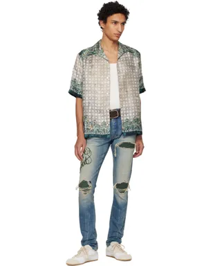 AMIRI Bandana ボウリングシャツ - サムネイル4