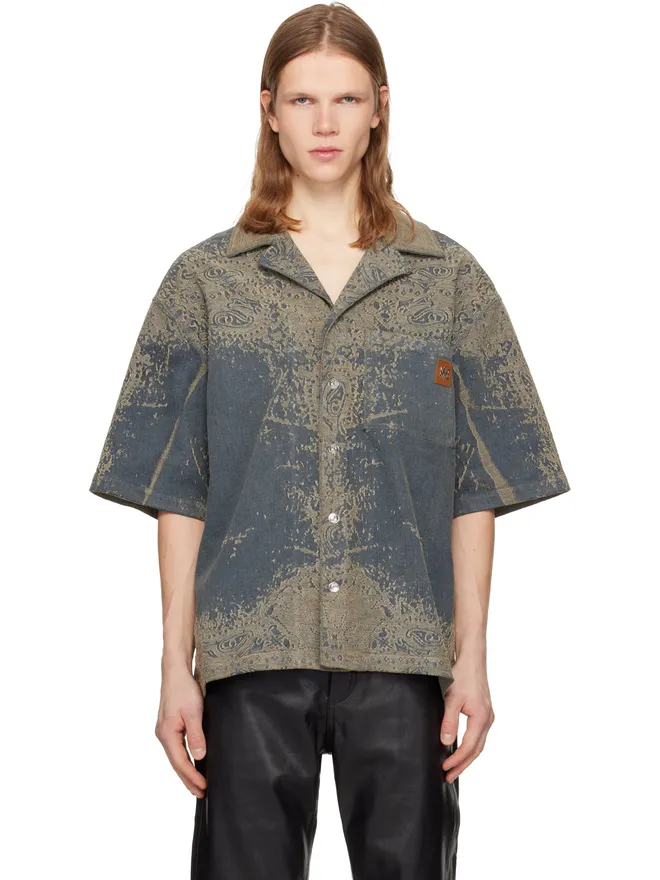AMIRI AMIRI Faded Bandana デニムシャツの商品画像