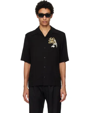 AMIRI Varsity Patch キャンプシャツ - サムネイル1