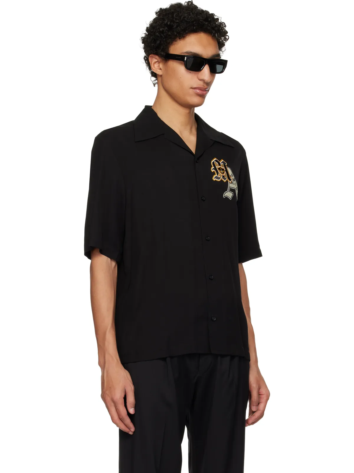 AMIRI Varsity Patch キャンプシャツ - 画像2