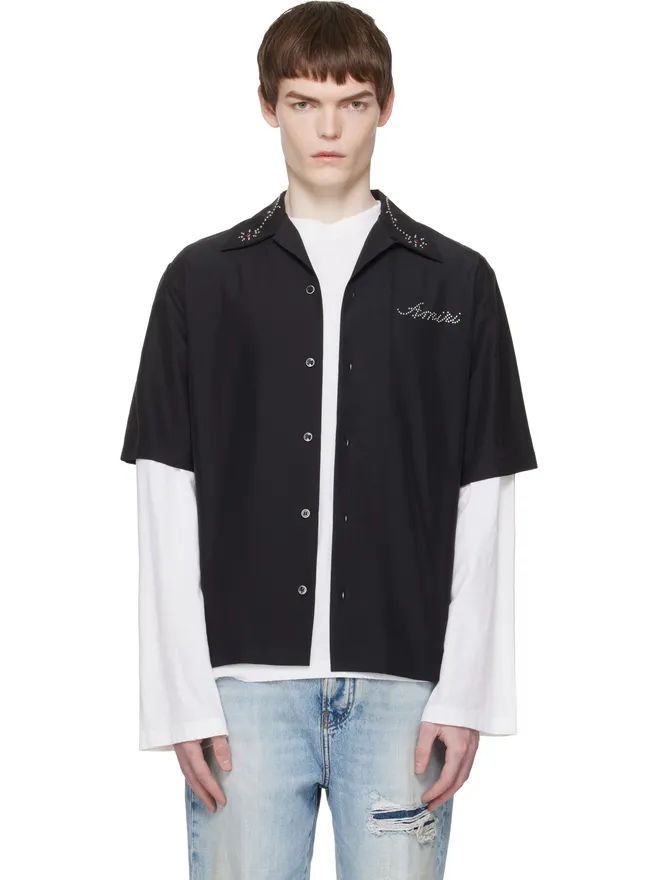 AMIRI AMIRI 'Amiri' Stud キャンプシャツの商品画像