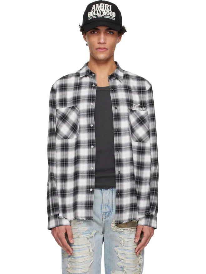 AMIRI AMIRI Bones フランネル オーバーシャツの商品画像