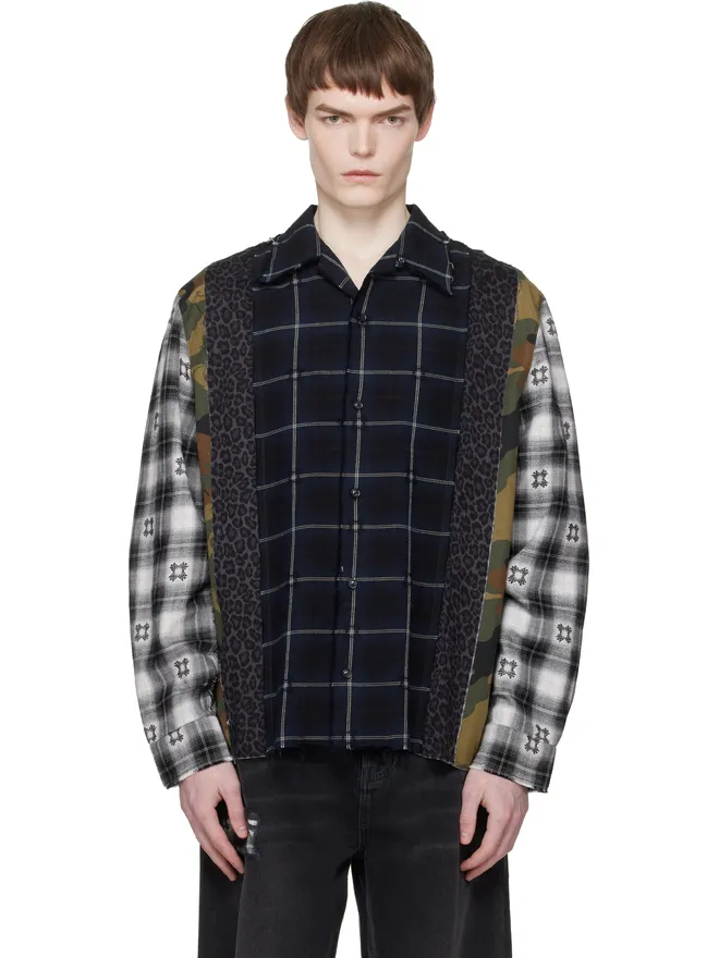 AMIRI AMIRI Spliced MA Quad フランネルシャツの商品画像