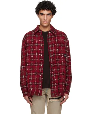 AMIRI ツイード フランネル オーバーシャツ - サムネイル1