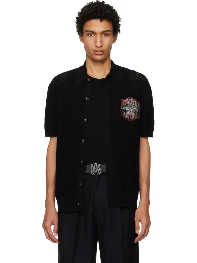 AMIRI AMIRI 'Chateau AMIRI' クロシェ オーバーサイズ シャツの商品画像