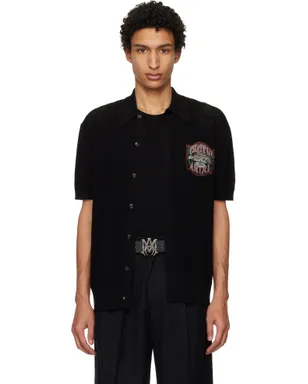 AMIRI 'Chateau AMIRI' クロシェ オーバーサイズ シャツ - サムネイル1