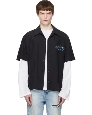 AMIRI 'Chateau' Script キャンプシャツ - サムネイル1
