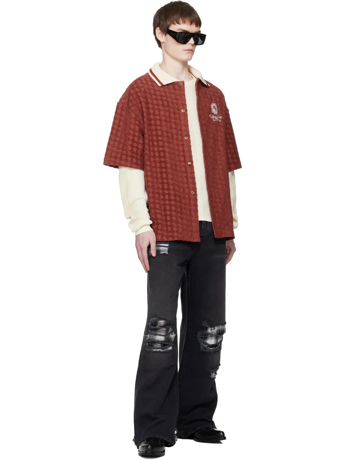 AMIRI MA 'Chateau' オーバーサイズ シャツ - 画像4
