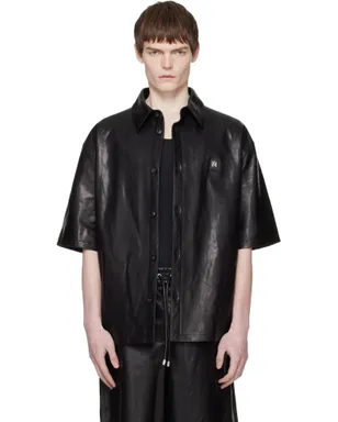 AMIRI MA オーバーサイズ レザー シャツ - サムネイル1