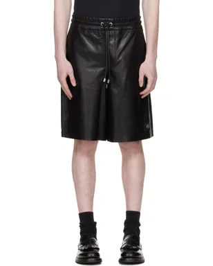 AMIRI MA オーバーサイズ レザーショートパンツ - サムネイル1