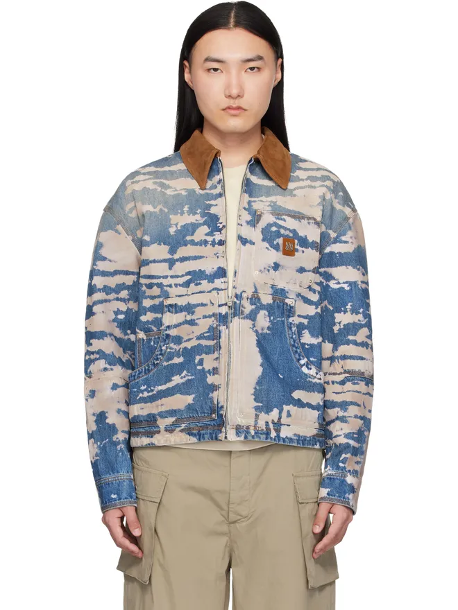 AMIRI AMIRI Bleached Work デニムジャケットの商品画像