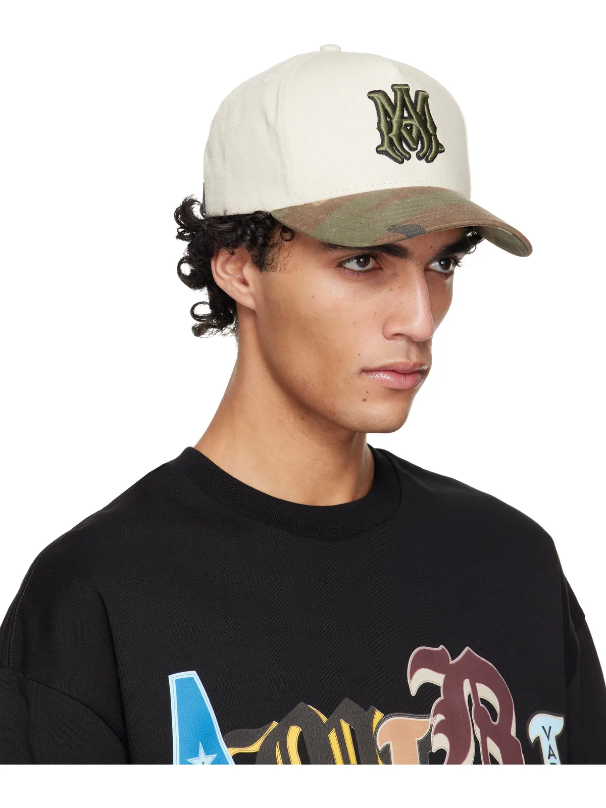 AMIRI MA Outline Camo キャンバス キャップ - 画像2
