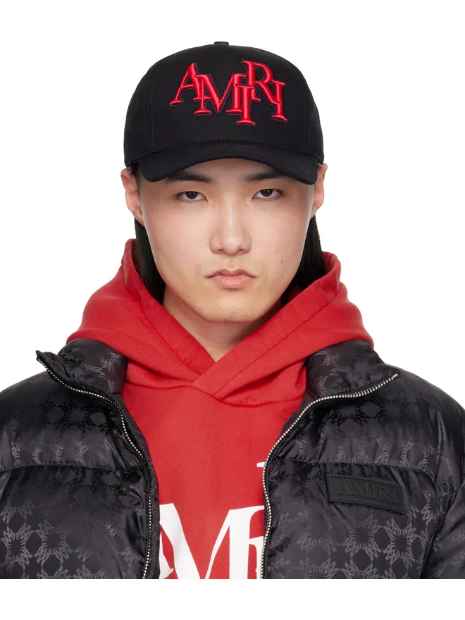 AMIRI AMIRI 'Staggered AMIRI' キャンバス キャップの商品画像