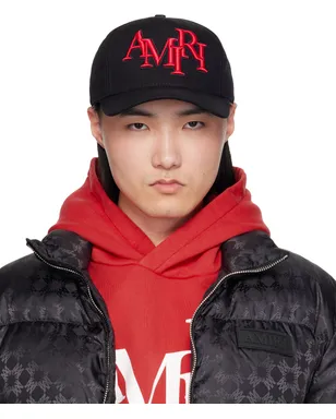 AMIRI 'Staggered AMIRI' キャンバス キャップ - サムネイル1