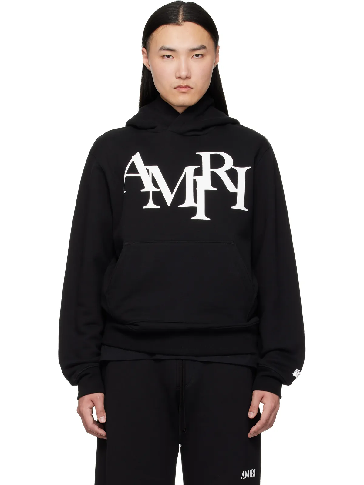 AMIRI 'AMIRI Staggered' フーディ - 画像1
