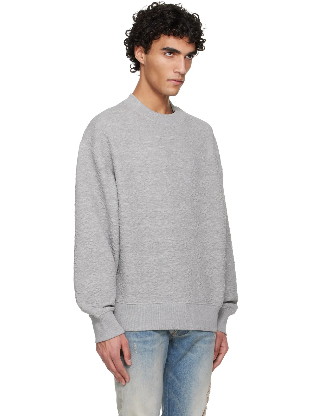 AMIRI MA Quad オーバーサイズ クルーネック スウェットシャツ - 画像2