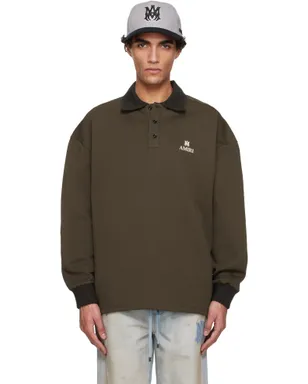 AMIRI MA オーバーサイズ 長袖ポロシャツ - サムネイル1