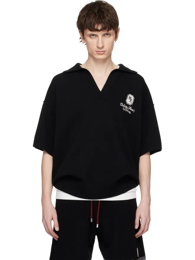 AMIRI AMIRI MA Chateau ニットポロシャツの商品画像