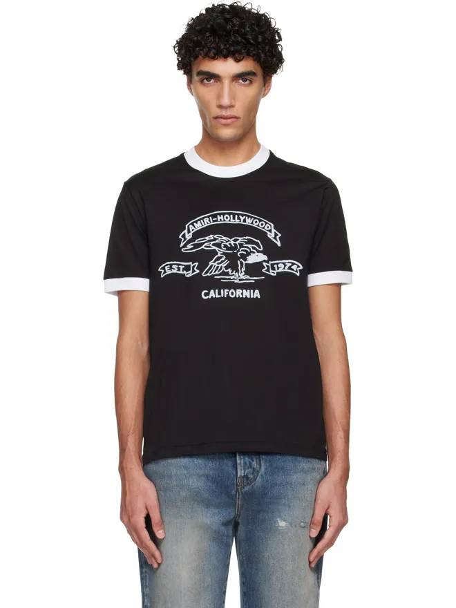 AMIRI AMIRI AMIRI Eagle リンガーTシャツの商品画像