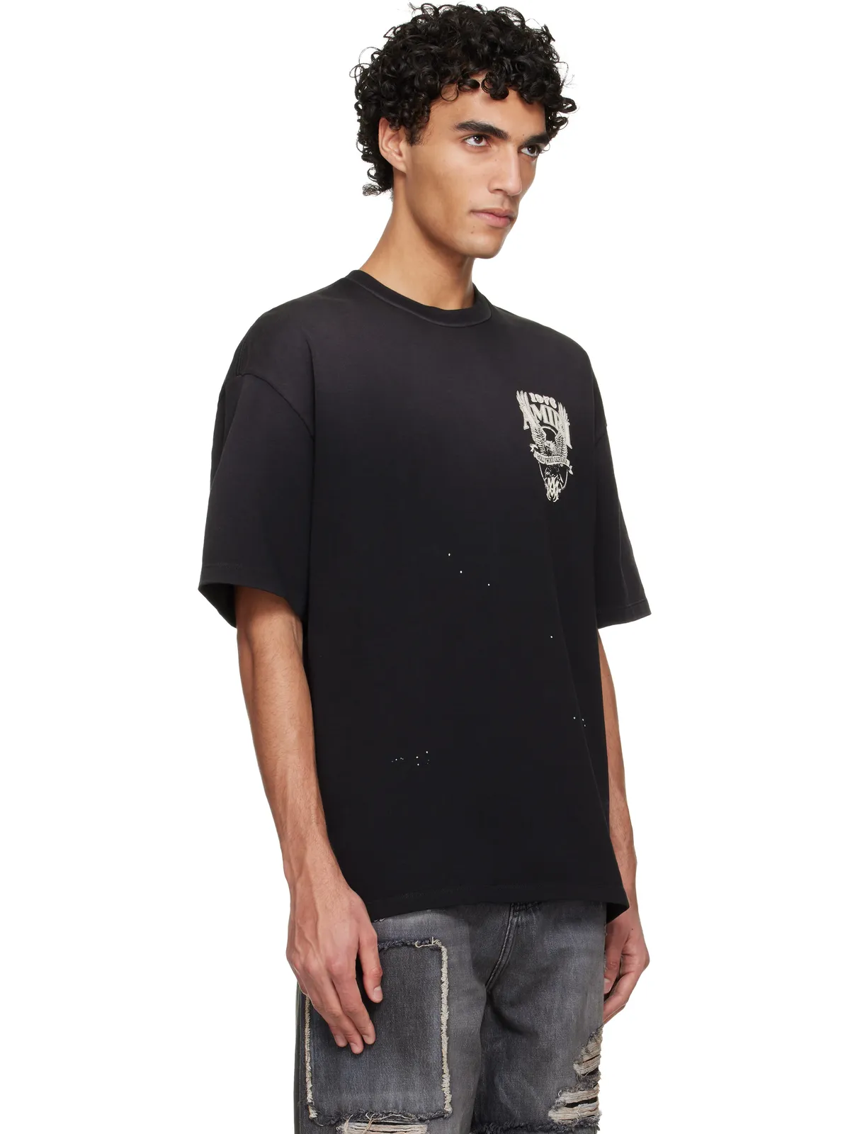 AMIRI AMIRI Eagle オーバーサイズ Tシャツ - 画像2