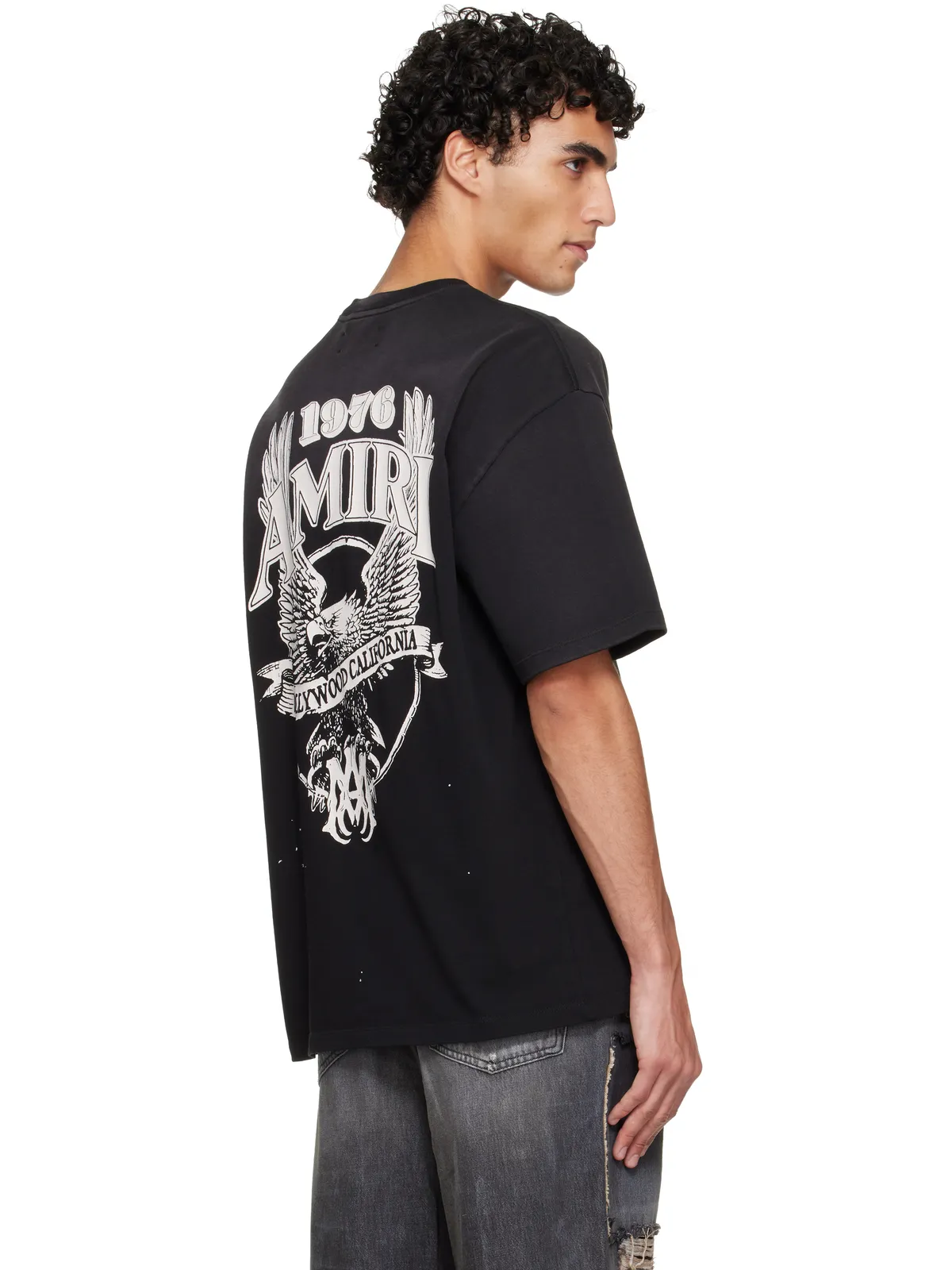 AMIRI AMIRI Eagle オーバーサイズ Tシャツ - 画像3