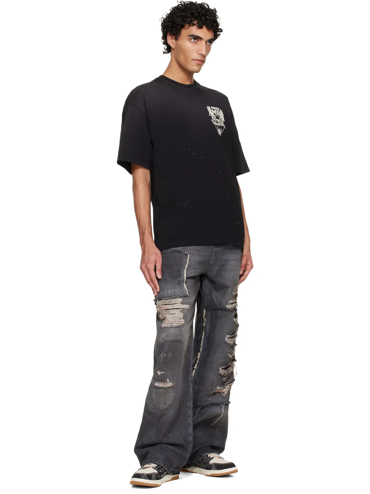 AMIRI AMIRI Eagle オーバーサイズ Tシャツ - 画像4