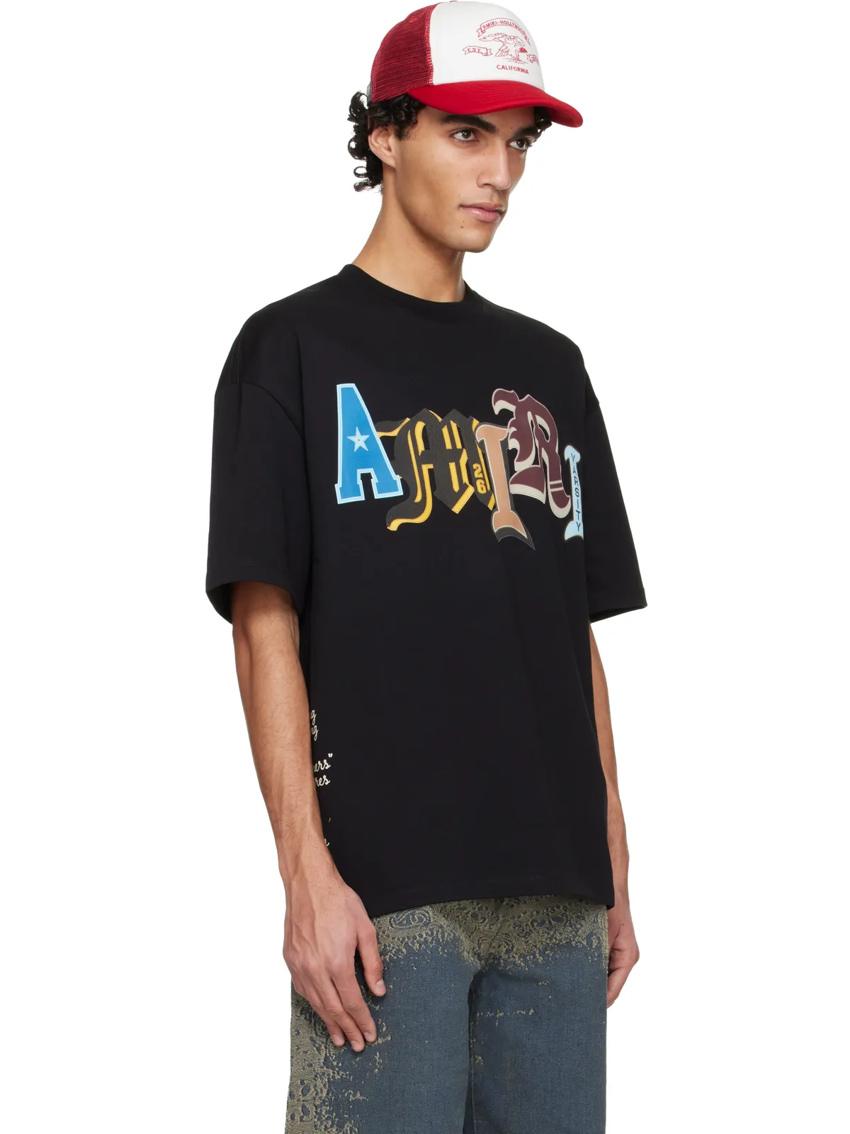 AMIRI Varsity Patch オーバーサイズ Tシャツ - 画像2